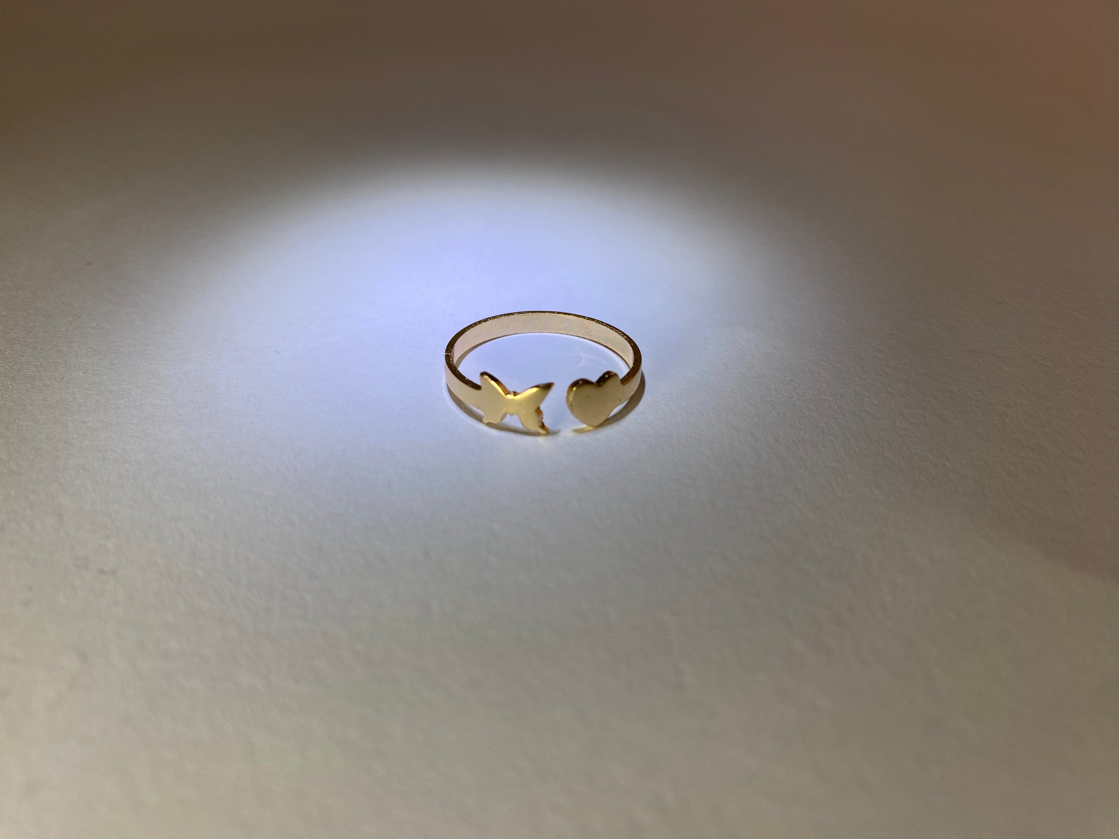 Rhodese Wing Gold Ring