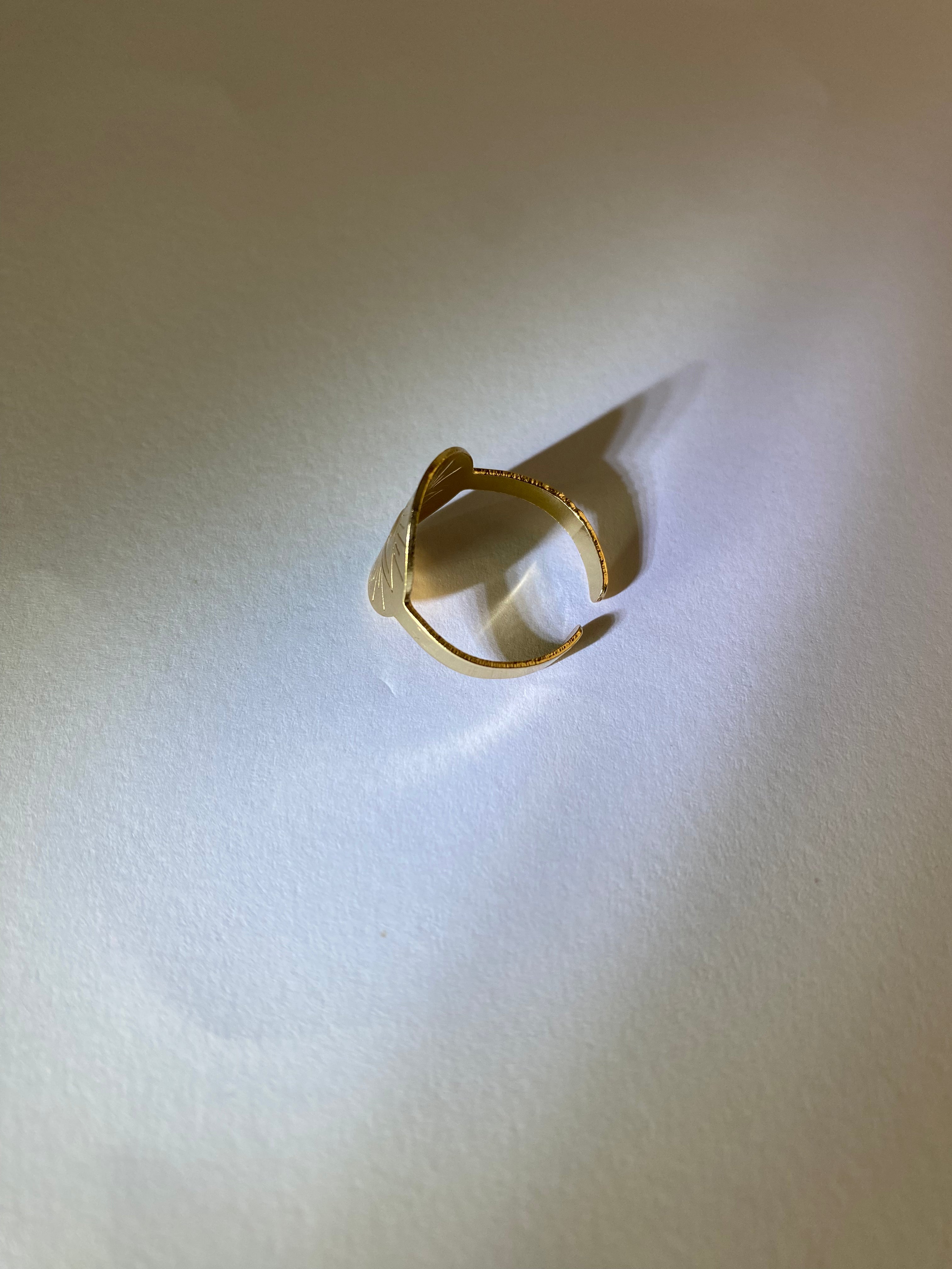 Rhodese Eye Gold Ring