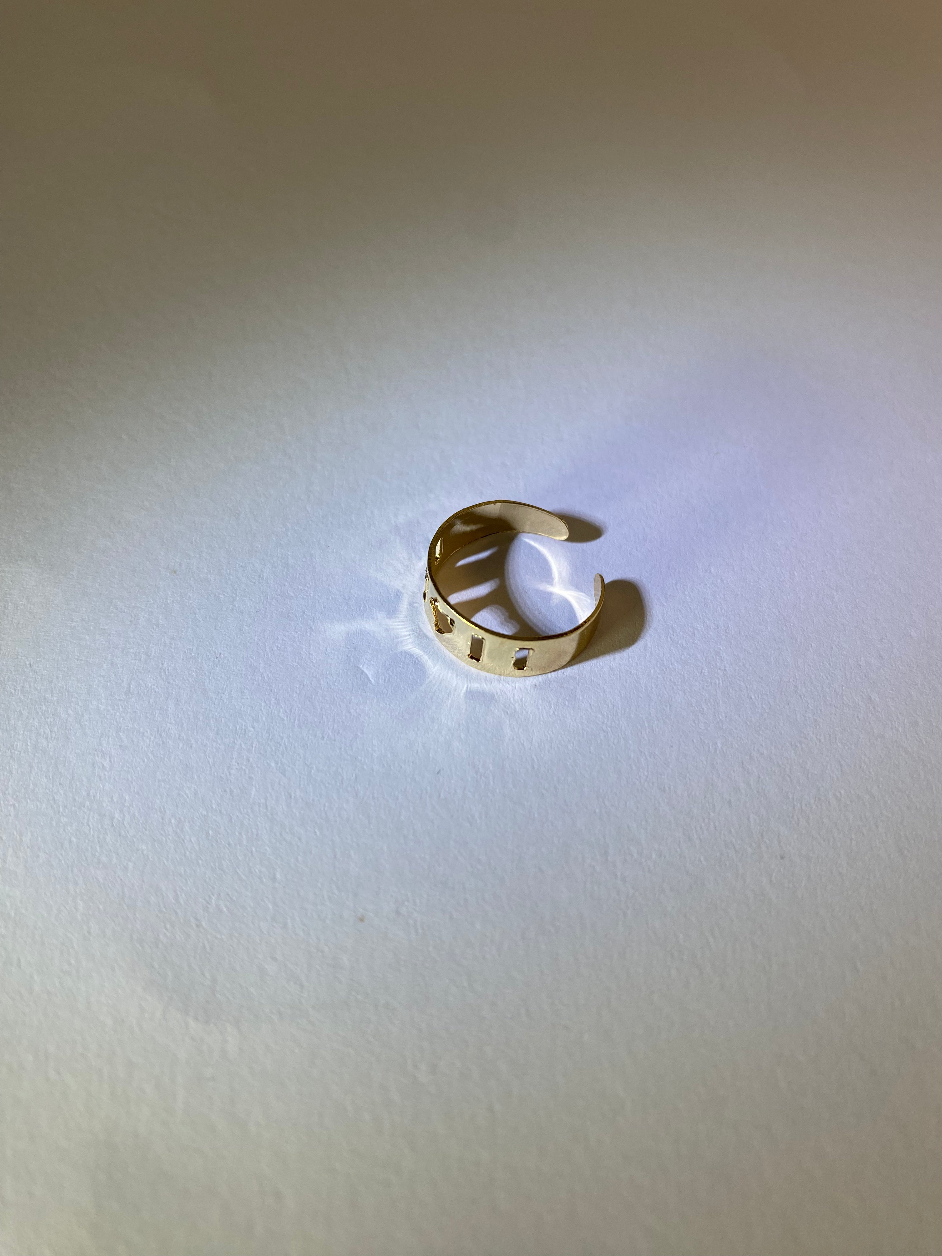 Rhodese Bold Classic Gold Ring
