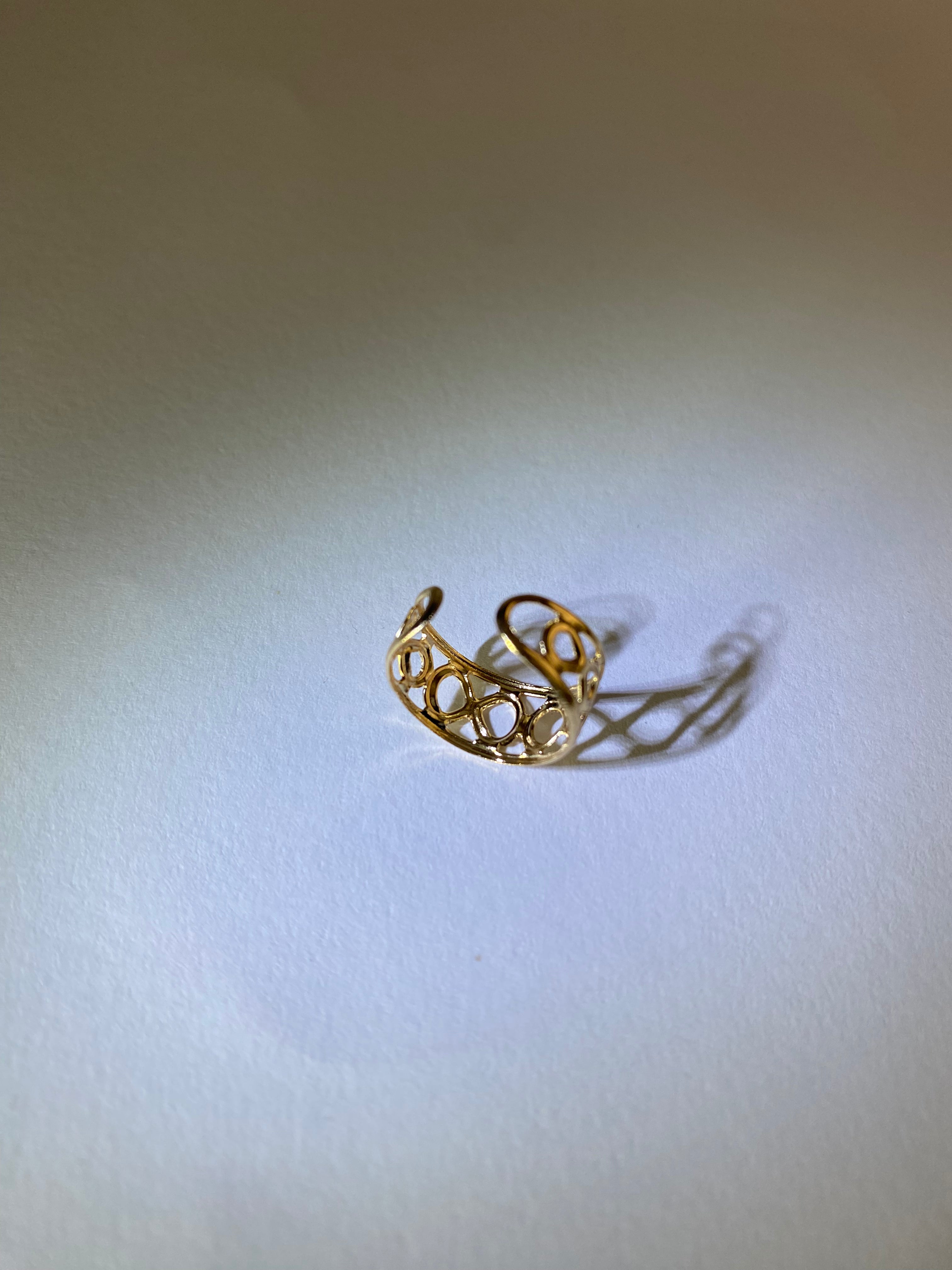 Rhodese Royal Link Gold Ring