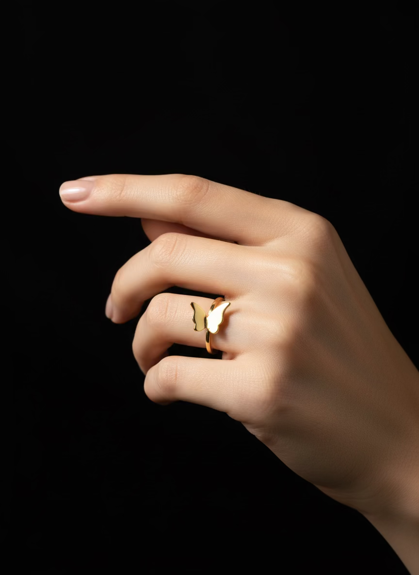 Rhodese Petal Shine Ring