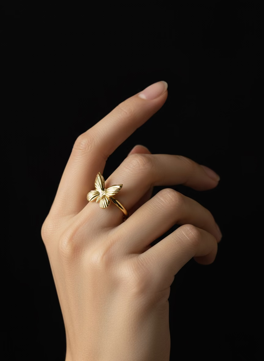 Rhodese Imperial Butterfly Ring