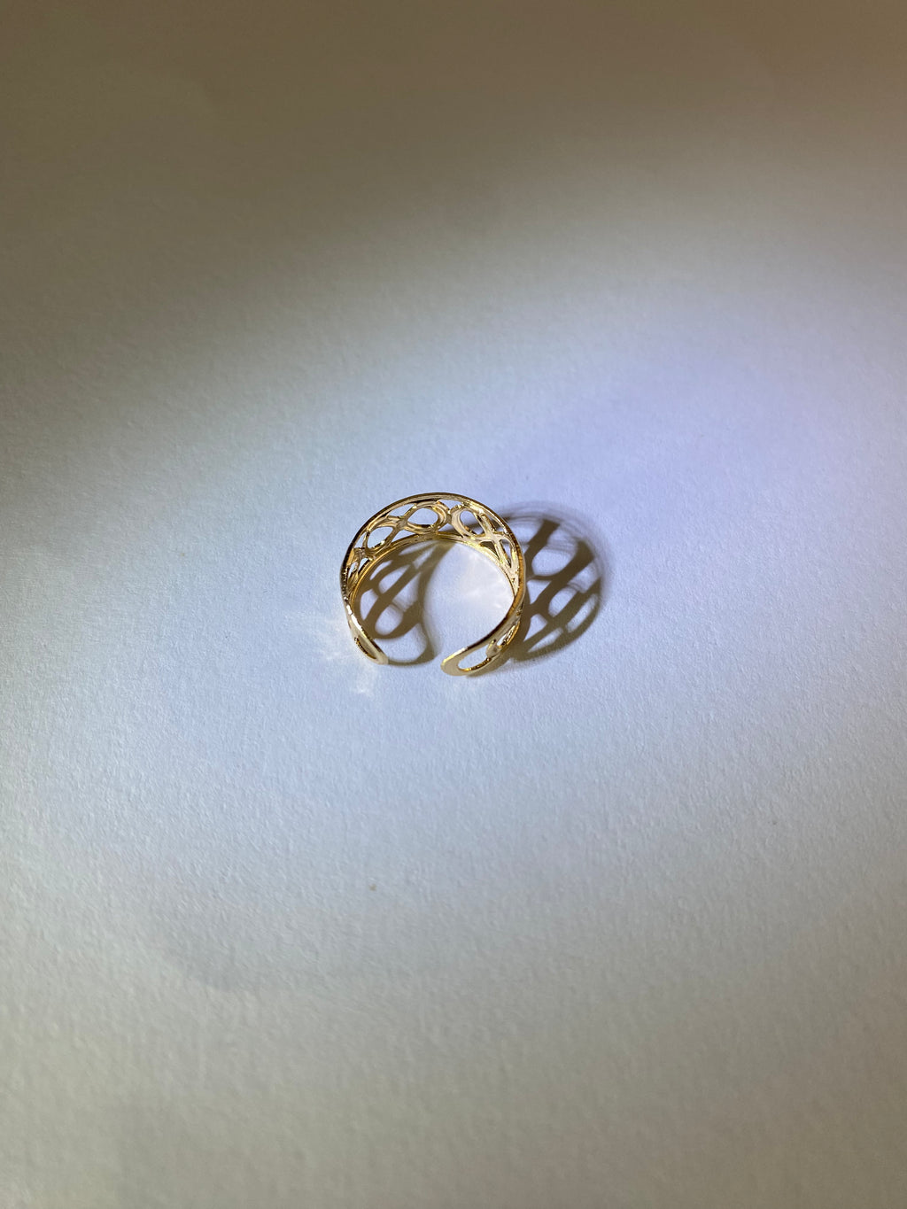 Rhodese Royal Link Gold Ring