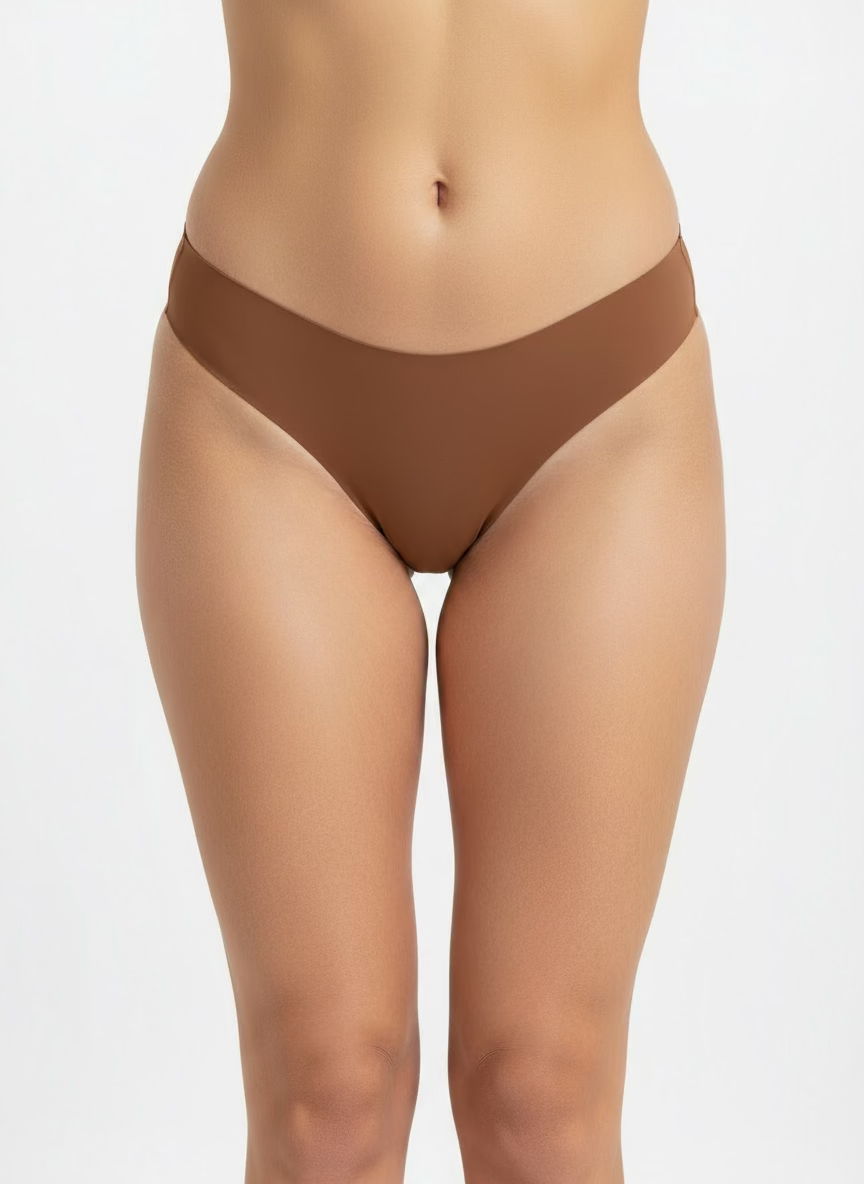 Bronze Essence Premium Kadın Slip – Cocoa Brown